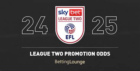 league 2 relegation odds|league 2 favourites for promotion.